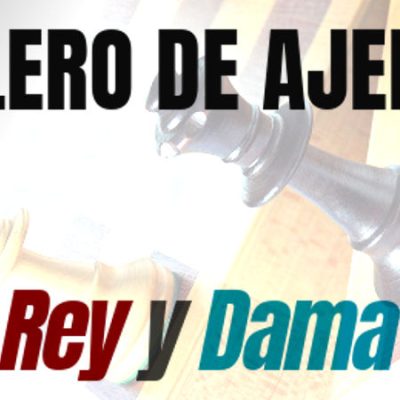 Rey y dama: Ubicación correcta en el tablero de ajedrez