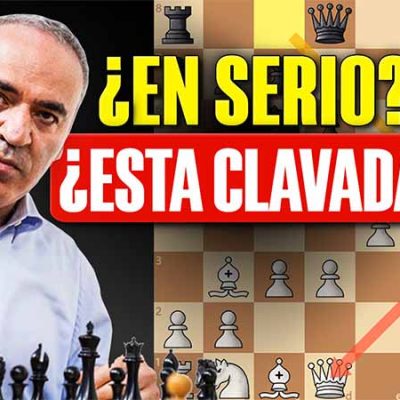 Cómo Garry Kasparov DESTRUYE la clavada Ag4 al caballo